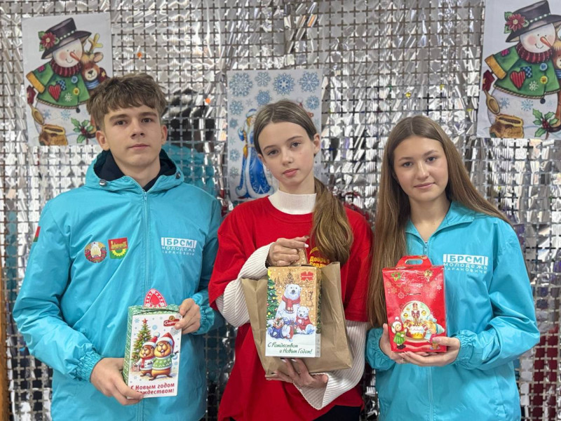 «Чудеса на Рождество» от волонтеров средней школы №20 г.Барановичи