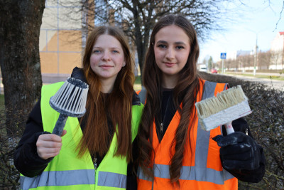 Молодежь на страже чистоты в г.Свислочь