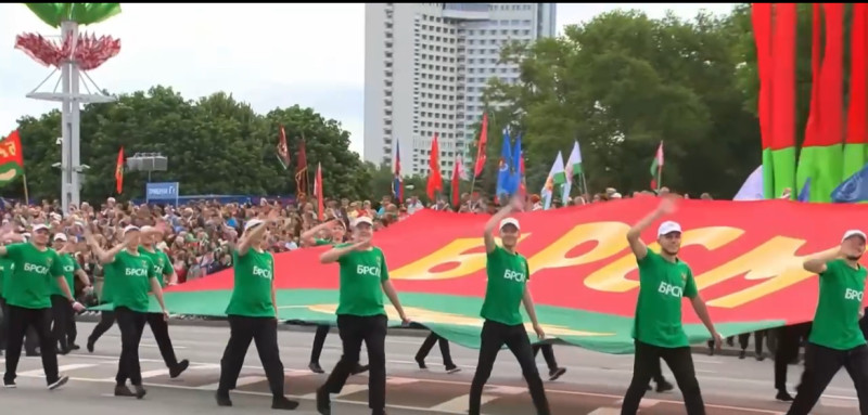 В Минске прошел парад, приуроченный ко Дню Независимости Республики Беларусь