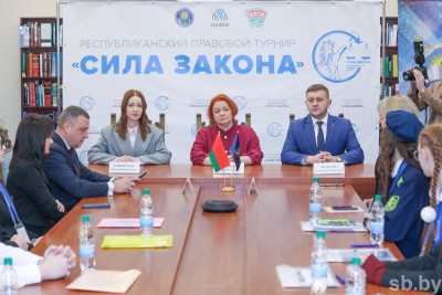 В Минске проходит финал республиканского правового турнира для старшеклассников «Сила закона»